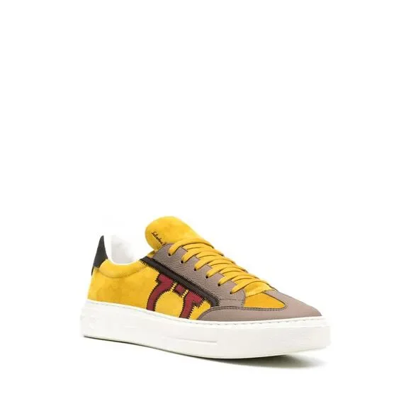 Ferragamo Gancini Colour-Block Sneakers - Picture 3 of 4